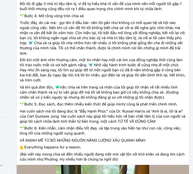 Phương pháp chữa lành của Lan Phương