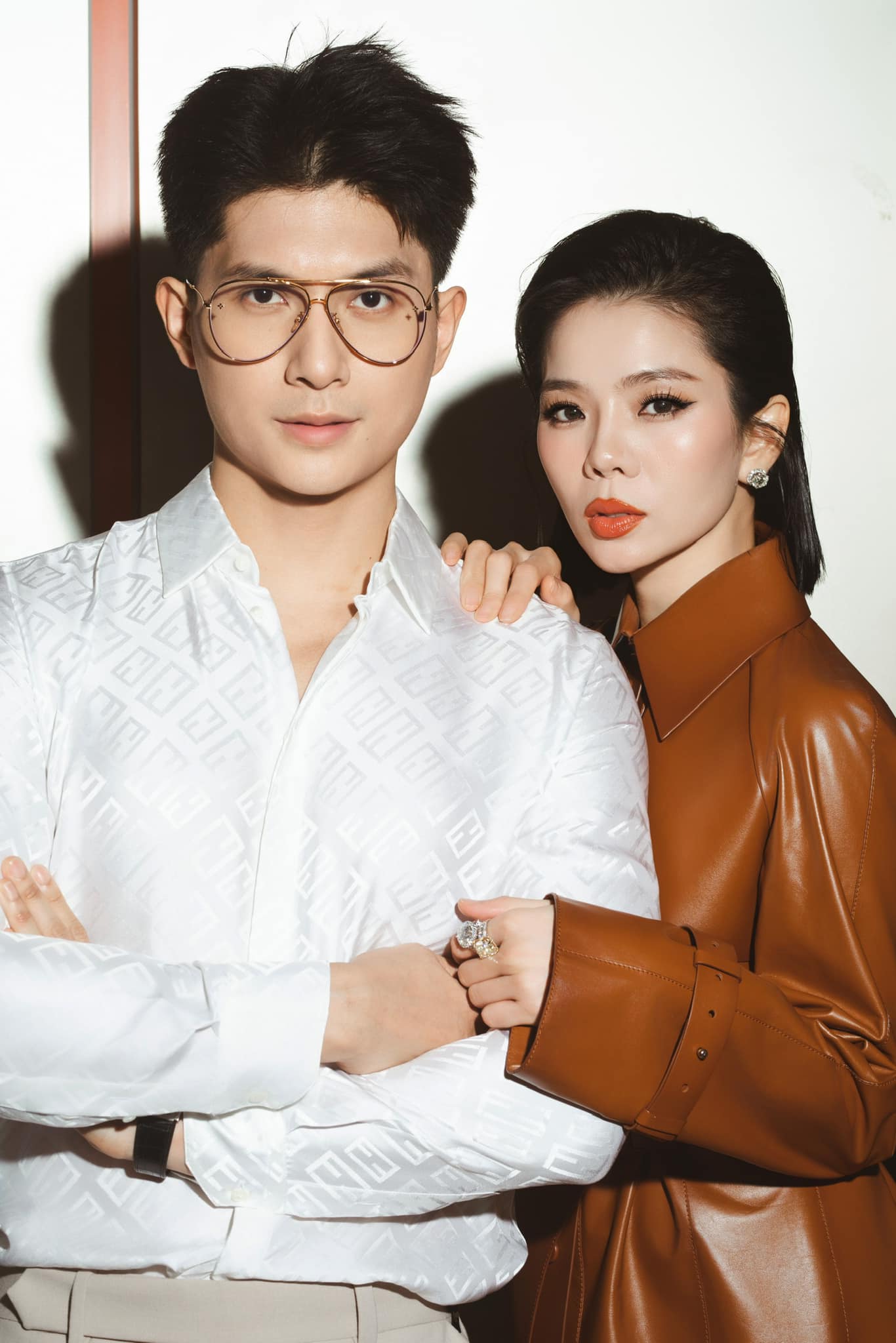 Lệ Quyên và Lâm Bảo Châu bên nhau