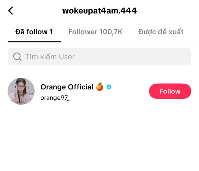 WOKEUP chỉ follow Orange trên mạng xã hội