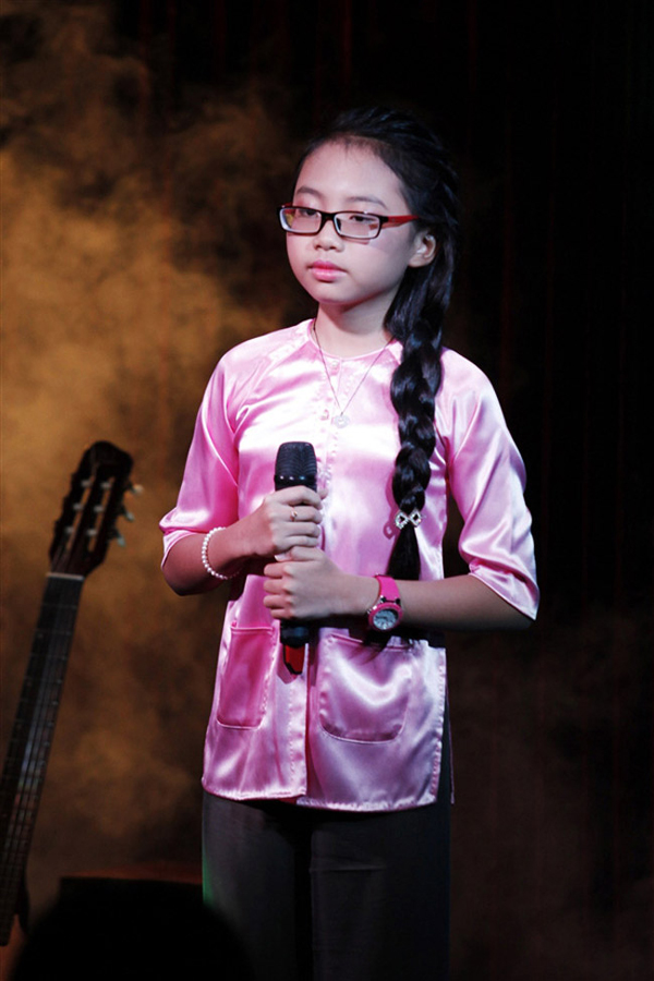 Phương Mỹ Chi trong cuộc thi Giọng hát Việt nhí