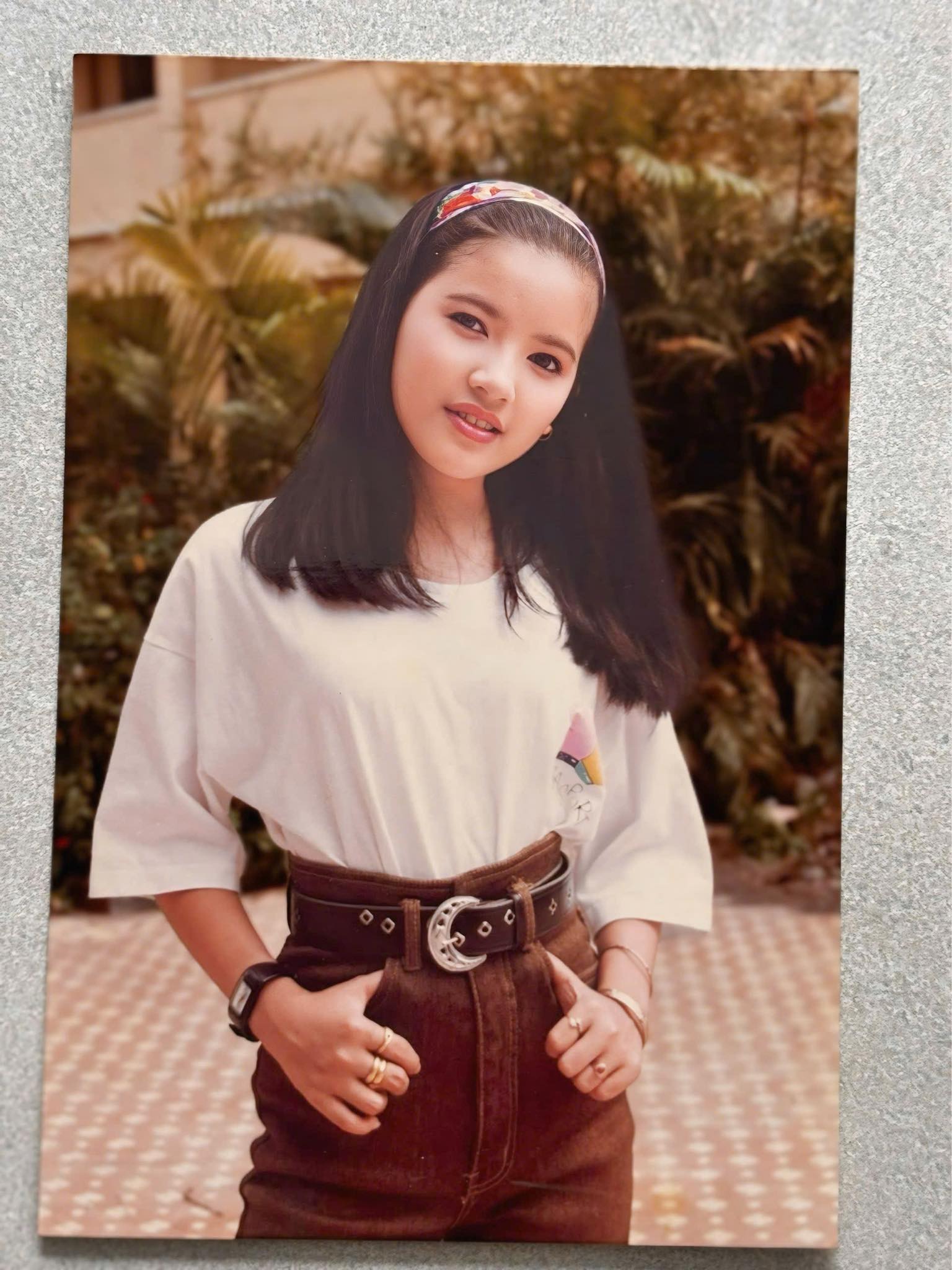 Ngọc Trinh thời trẻ.