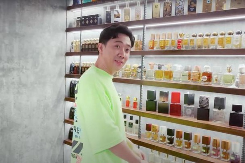 Bất động sản của Trấn Thành- Ảnh 8. Bộ sưu tập nước hoa trong căn hộ