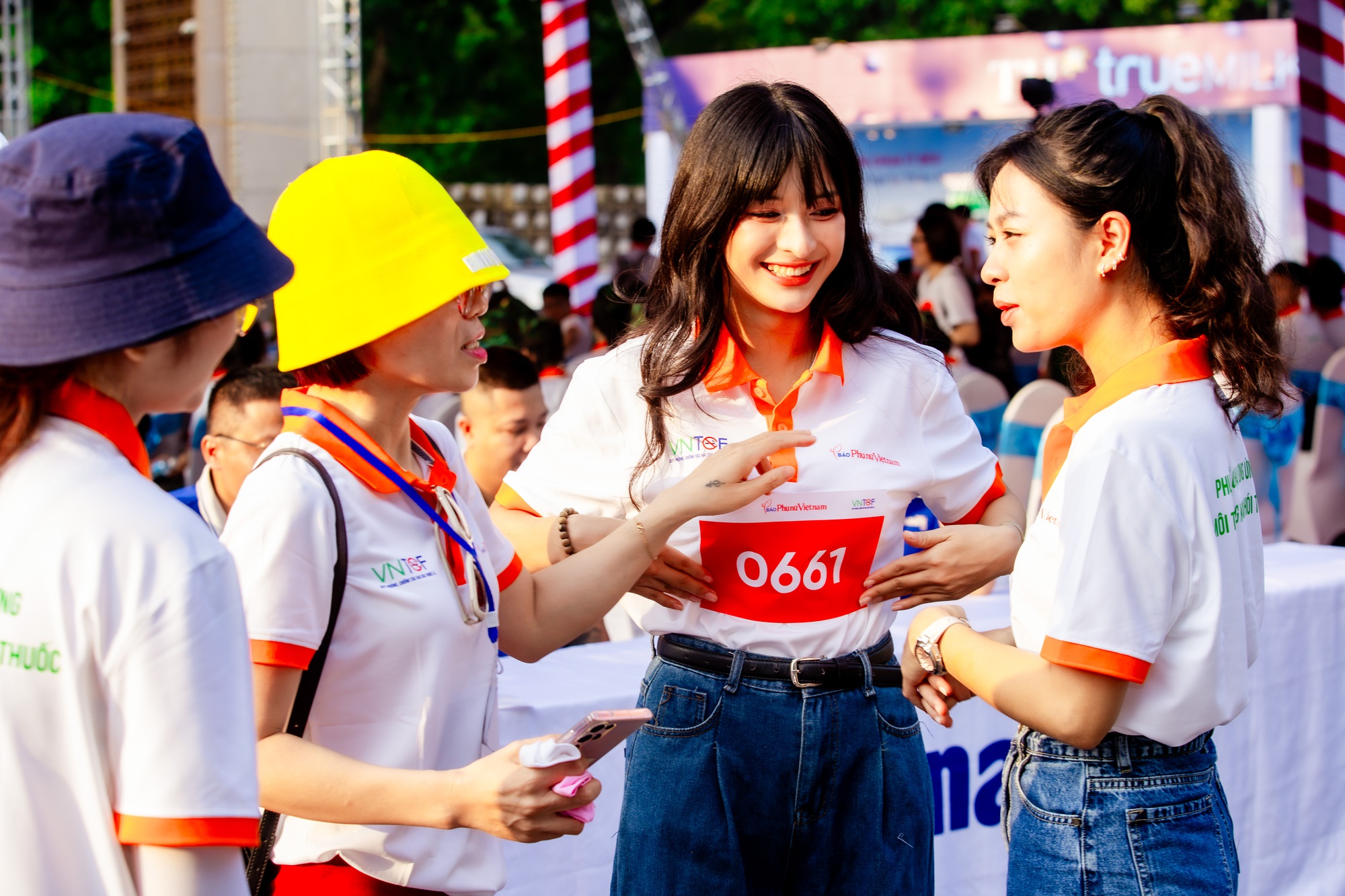 Diễn viên Yến My hào hứng nhấn mạnh ý nghĩa sự kiện thể thao và sức khỏe
