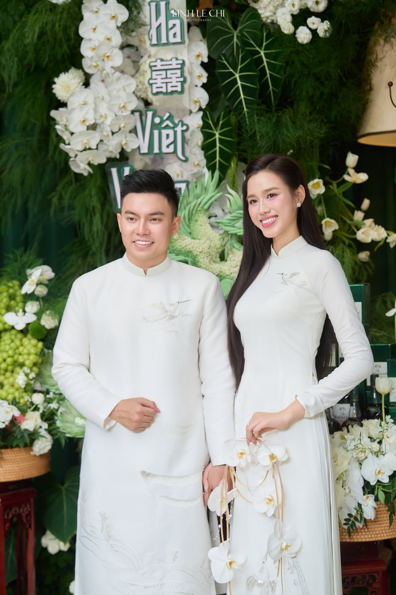 Không khí lễ ăn hỏi ấm cúng với sự tham dự của hai bên gia đình