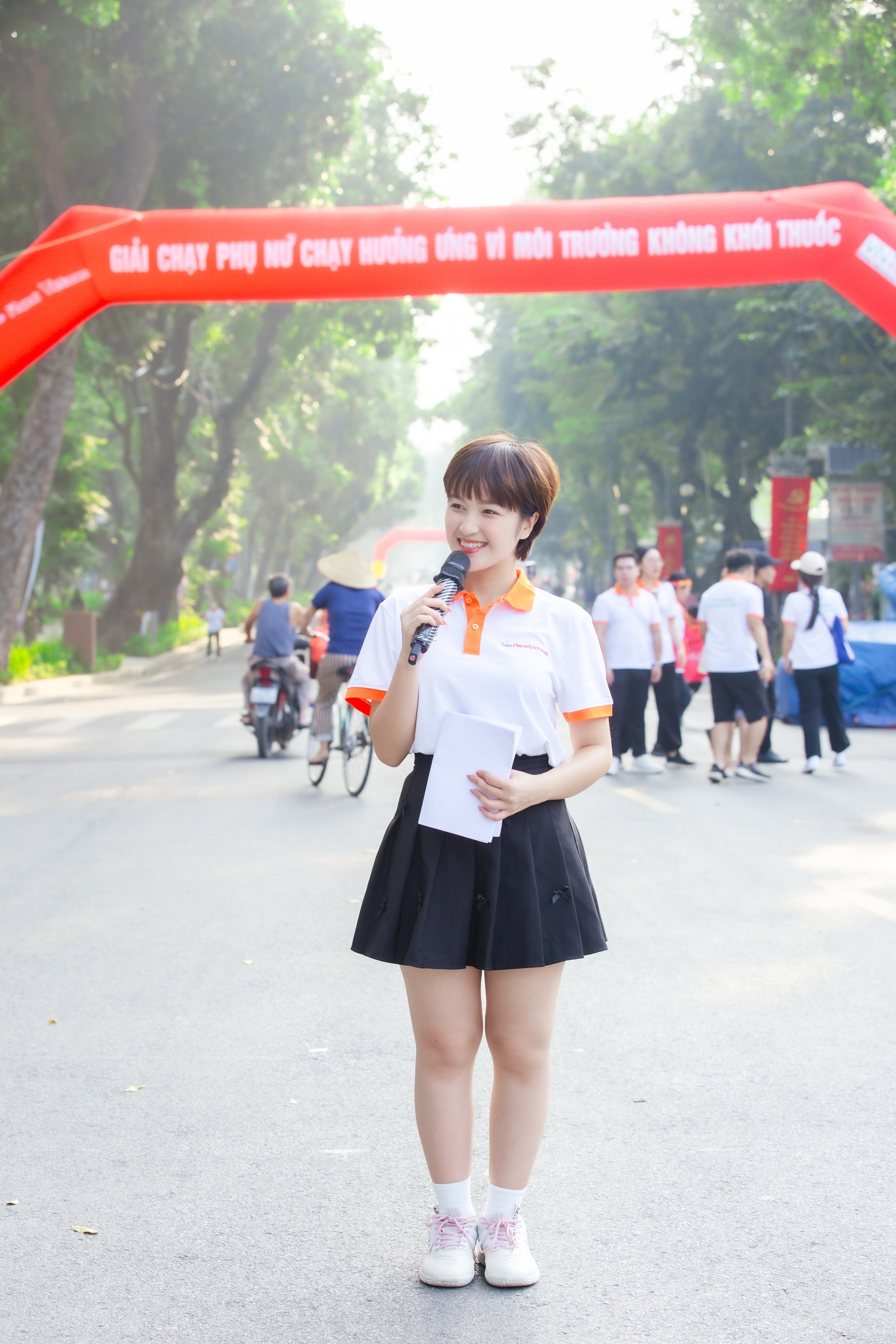 MC Thục Anh mong muốn nâng cao ý thức tránh xa thuốc lá