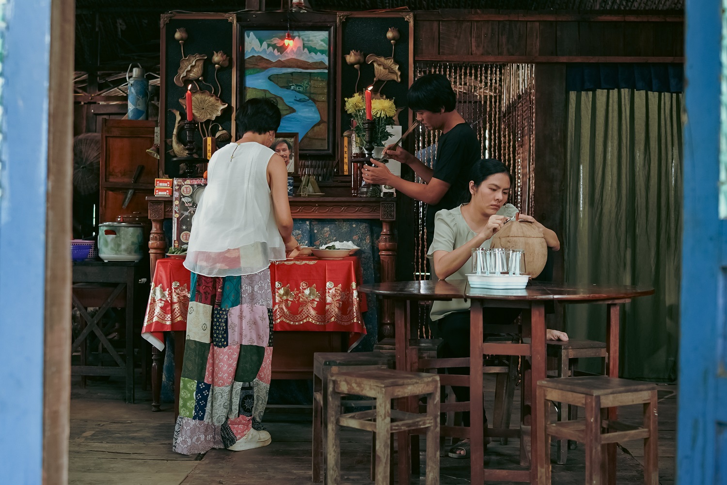 Một cảnh trong phim Nhà ma xó.