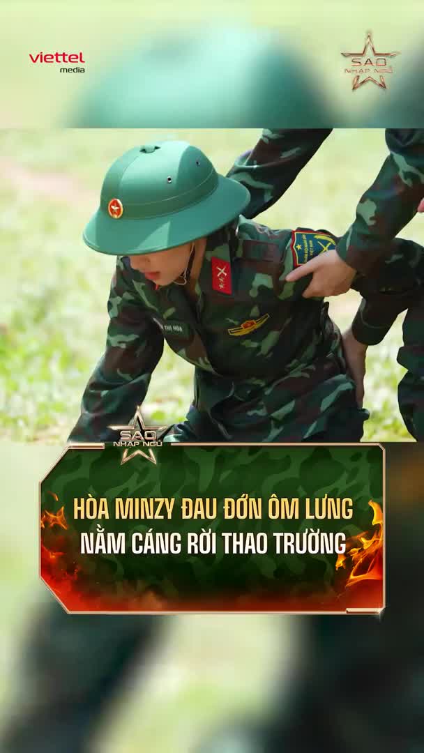 Hòa Minzy chấn thương nặng phải nằm cáng