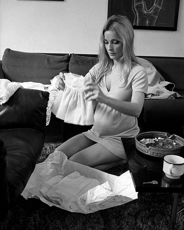 ... và chuẩn bị chào đón con đầu lòng Sharon Tate chuẩn bị sinh con đầu lòng