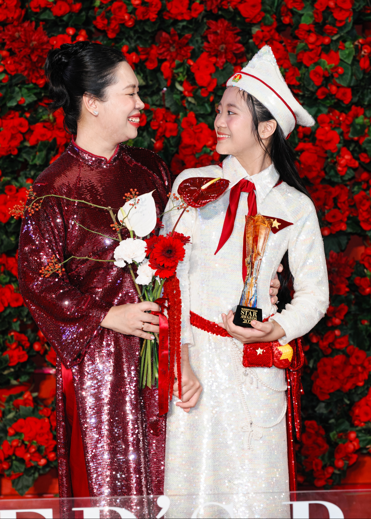 An Cát Diệp và mẹ Hình ảnh An Cát Diệp bên mẹ