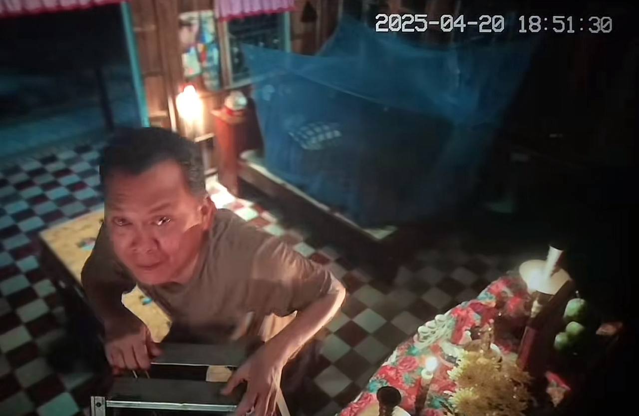 Người cha bày tỏ nỗi lòng qua camera