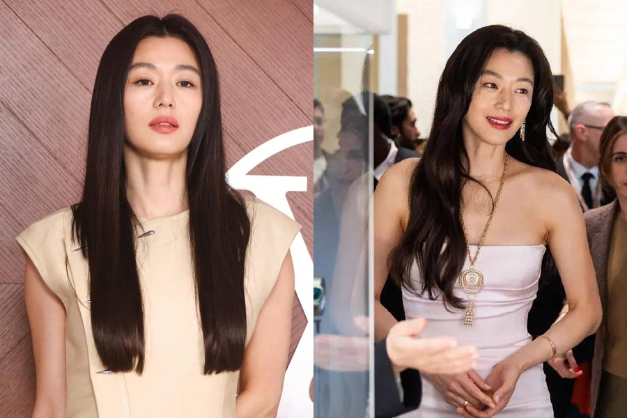 “Mợ chảnh” Jeon Ji Hyun quá khổ- Ảnh 2. Jeon Ji Hyun tham gia sự kiện trả nợ chồng