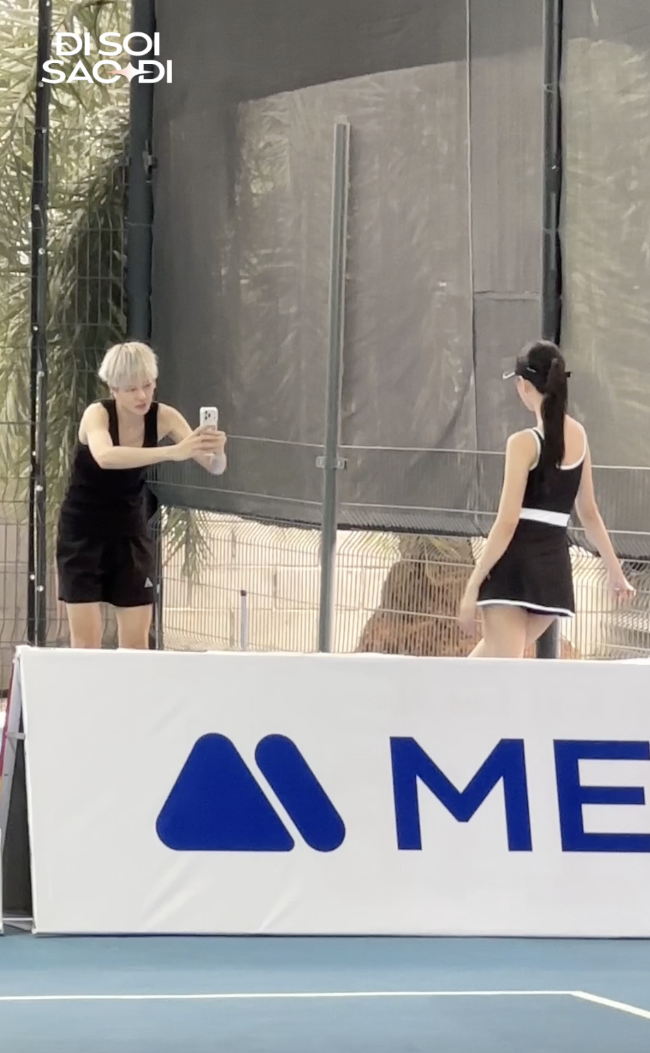 Hà Kino và Cẩm Ly chơi pickleball cùng nhau