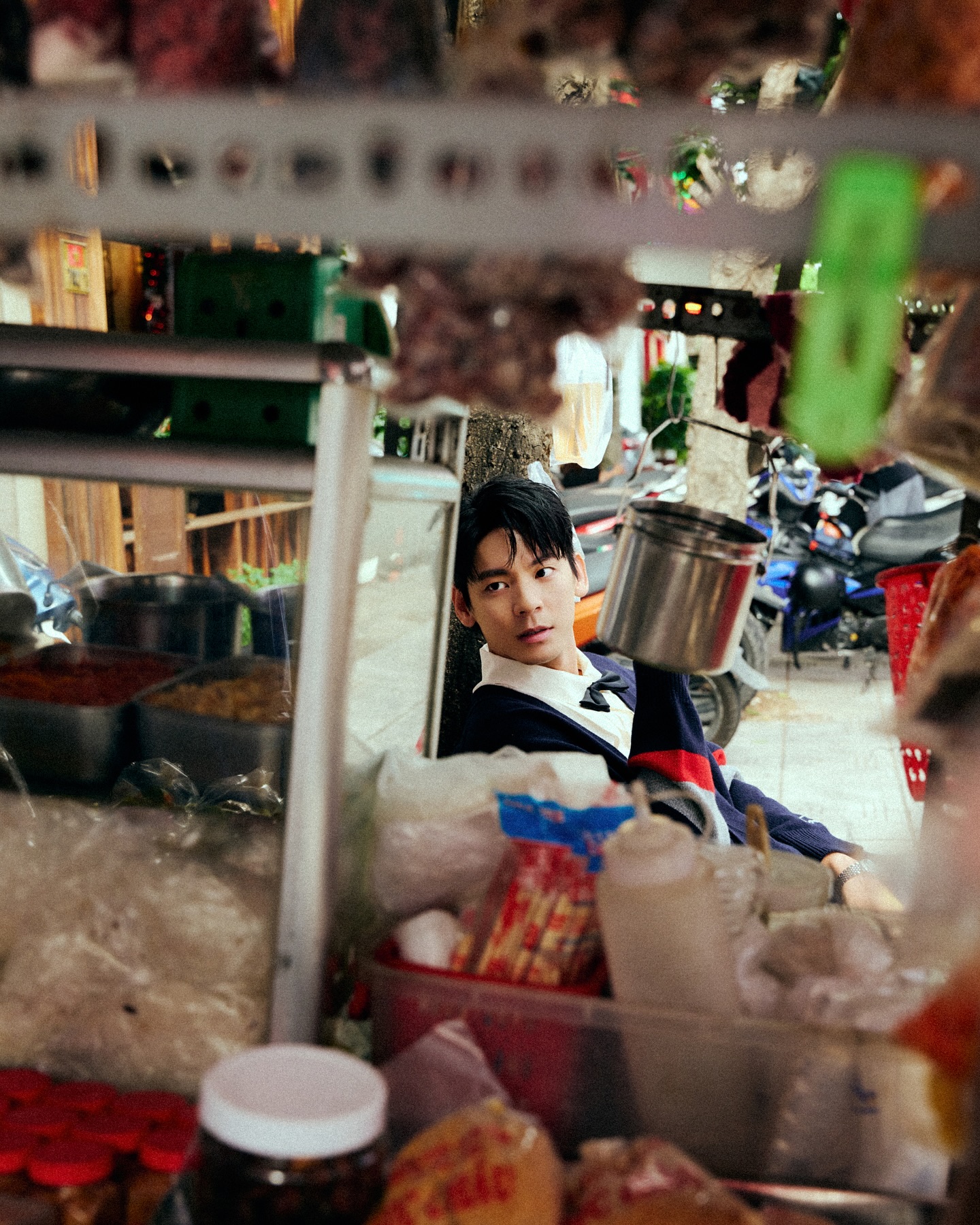 Mỹ nam họ Lâm ở góc phố Việt Nam Người hâm mộ vây quanh Lâm Bách Hoành