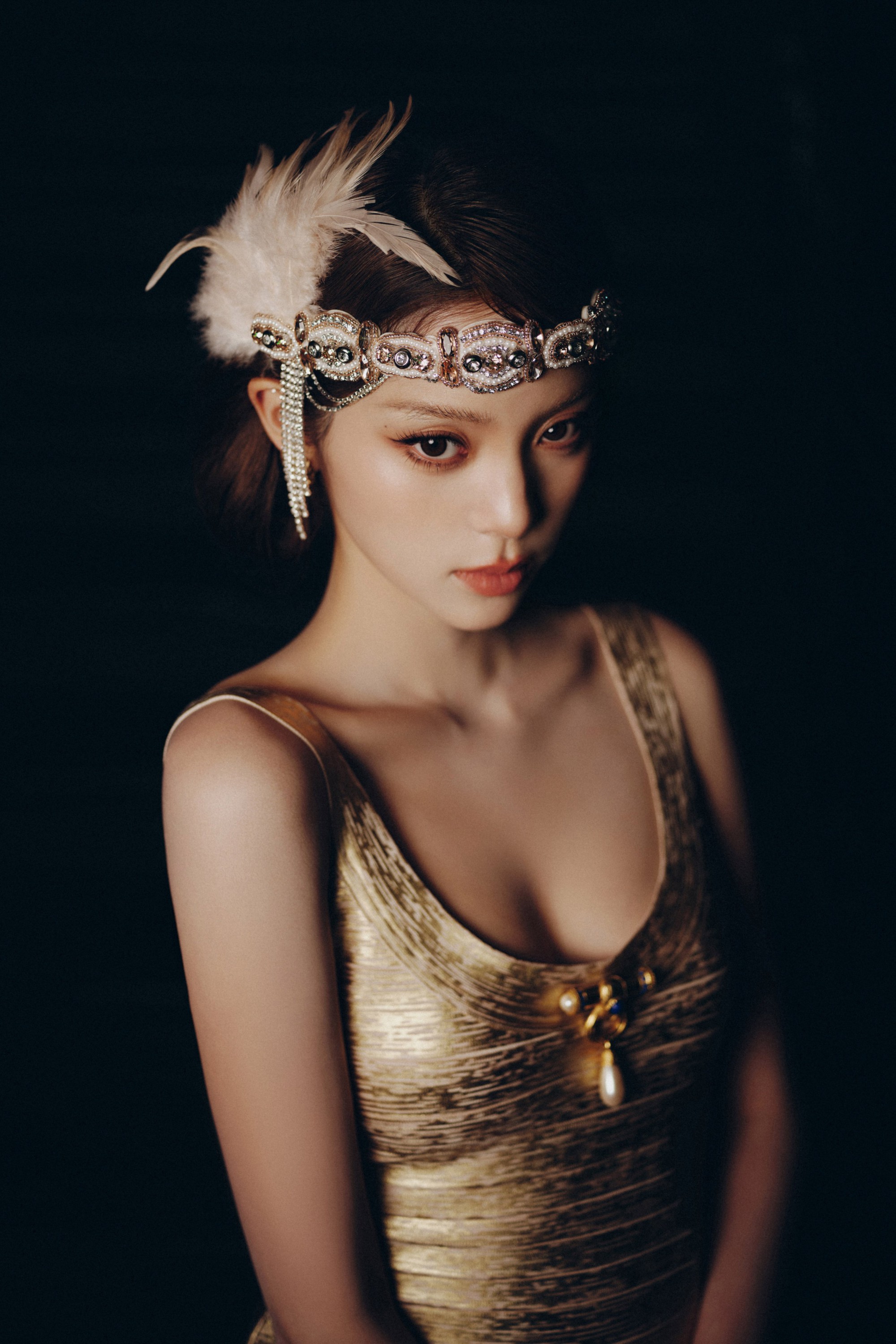 Hình ảnh sang trọng của Âu Dương Na Na Âu Dương Na Na với thần thái tiểu minh tinh quốc tế