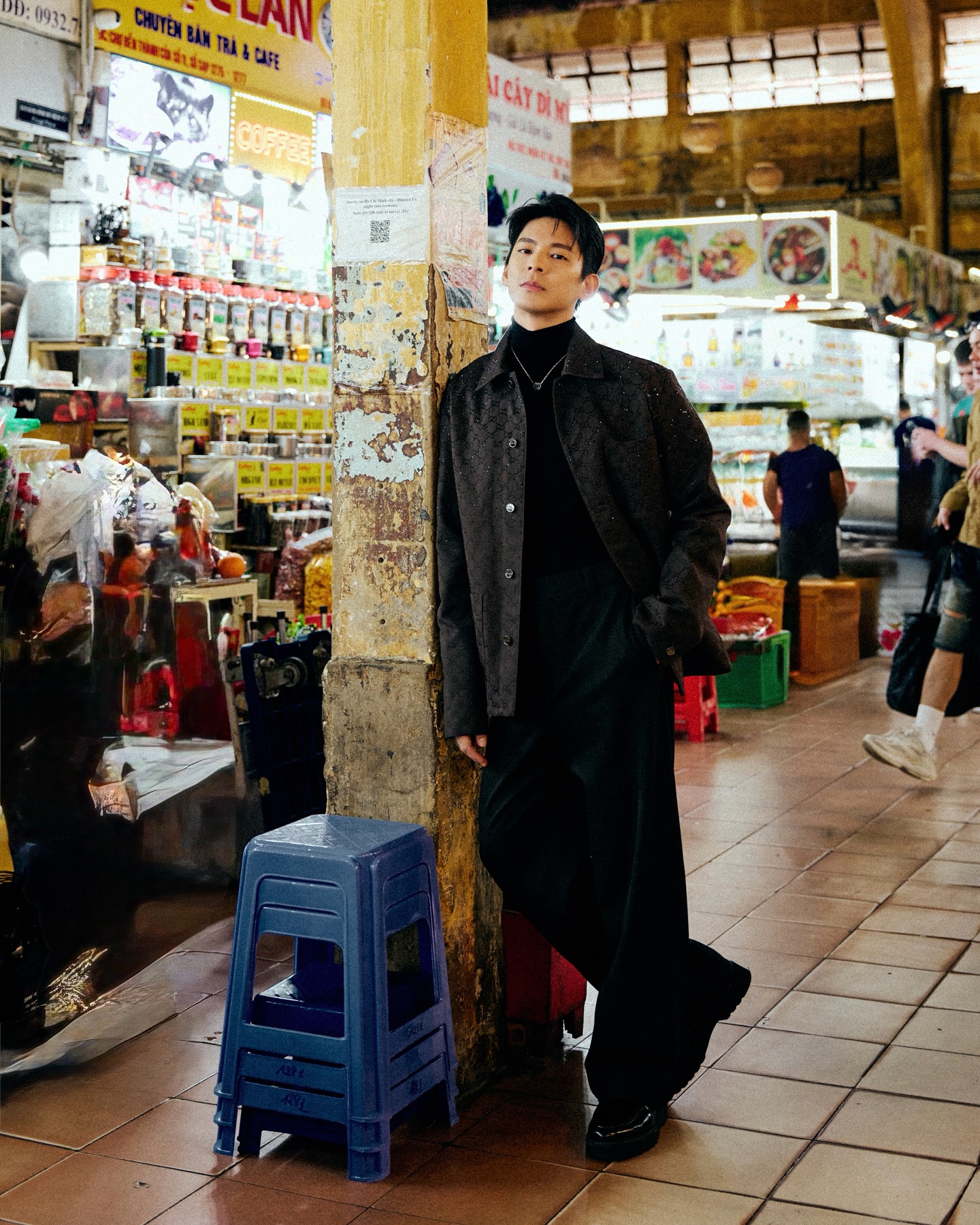 Visual đậm chất điện ảnh của Lâm Bách Hoành Nam diễn viên với thần thái cuốn hút