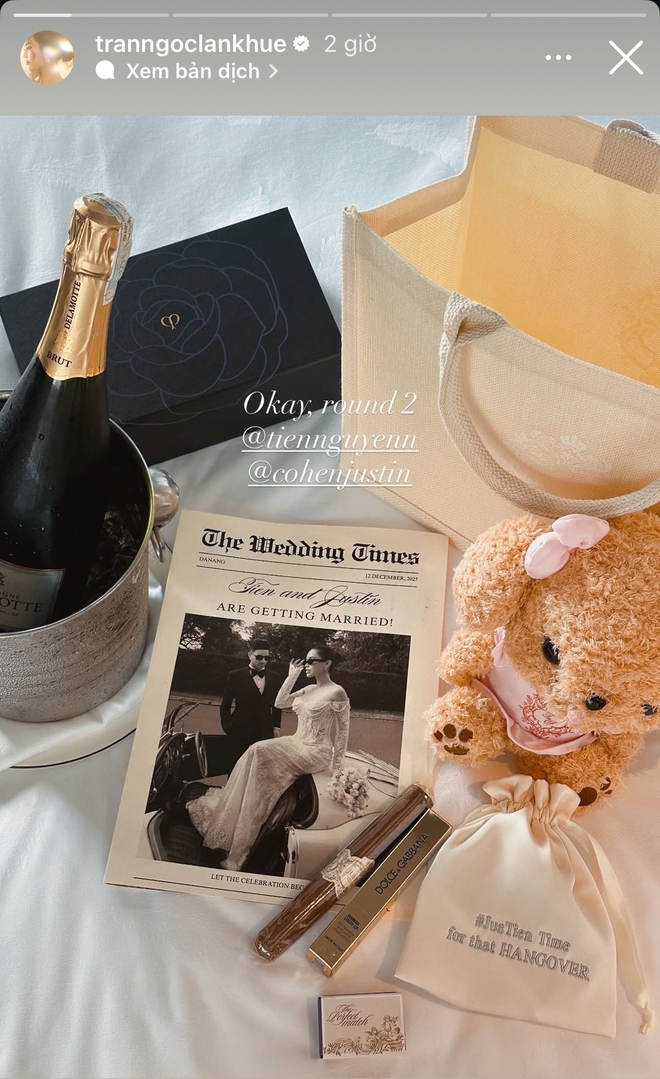 Khách mời nổi tiếng dự đám cưới Tiên Nguyễn